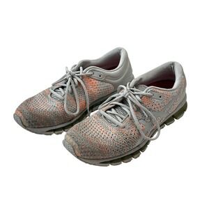 Asics Gel-Quantum 360 Knit Running Shoes Athletic Gym Gray Orange Women's Size 9